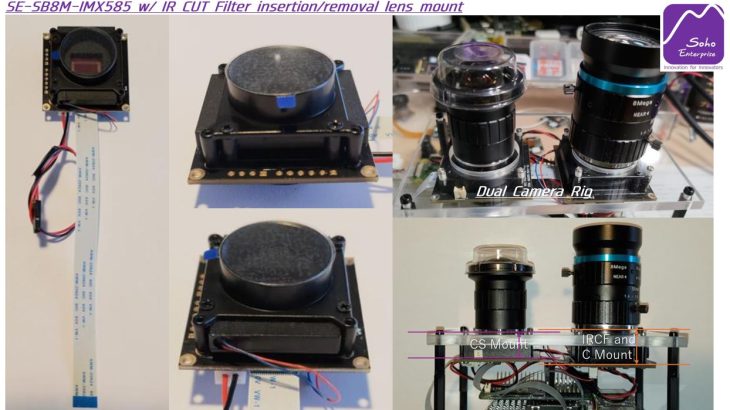 SE-SB8M-IMX585 IR CUT Filter Insertion/removal C－MountIR CUT Filter Insertion/removal C－Mount
